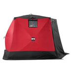 Vevor Pop Up Ice Fishing Tent, 4-6 Person Large Insulated Shelter, 87X79X78 50Sq Ft Fishing Area, Portable Hub-Style Shanty For