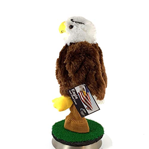 Creative Covers For Golf Bald Eagle Headcover,Brown-White-Yellow,