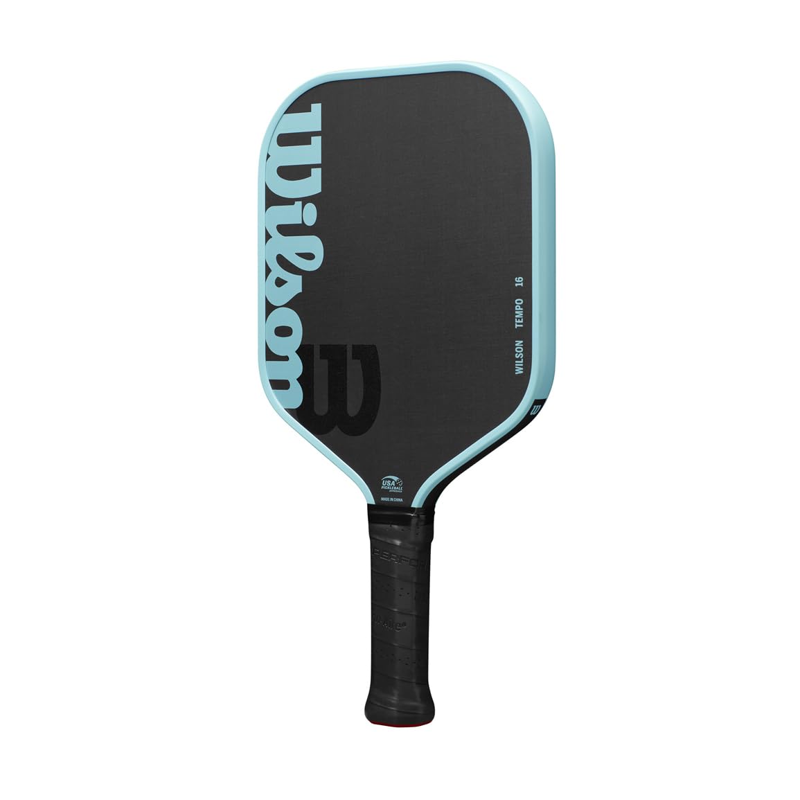 Wilson Tempo 16Mm Pickleball Paddle - Grip Size 2-4 1/4'', Black/Blue