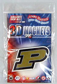 Sportfx International NCAA Purdue Boilermakers Magnet Jumbo 3D, Team Color, One Size