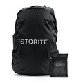 Storite Dust & Rain Cover For Standard Backpack With Pouch, Waterproof Dustproof Rain Cover Bag Elastic Adjustable For School, C