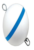 Taylor Made Products 22170, Sur-Moor Traditional Boat Mooring Buoy, Blue Stripe, 12 Inch, White