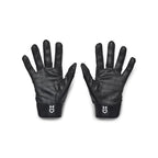 Under Armour Men'S Harper Baseball Gloves, (001) Black/Black/Metallic Silver, Small