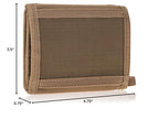 Rapdom Tactical Tactical Wallet, Khaki, 4.75'' X 3.5'' X .75''