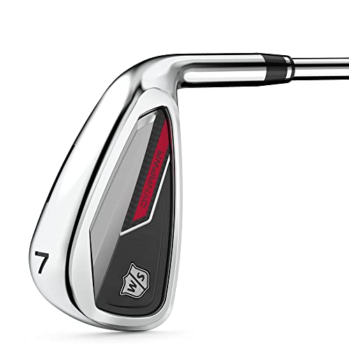 Wilson Dynapower Mens Steel Golf Irons - Right Hand, Stiff, 5-Pw, Gw
