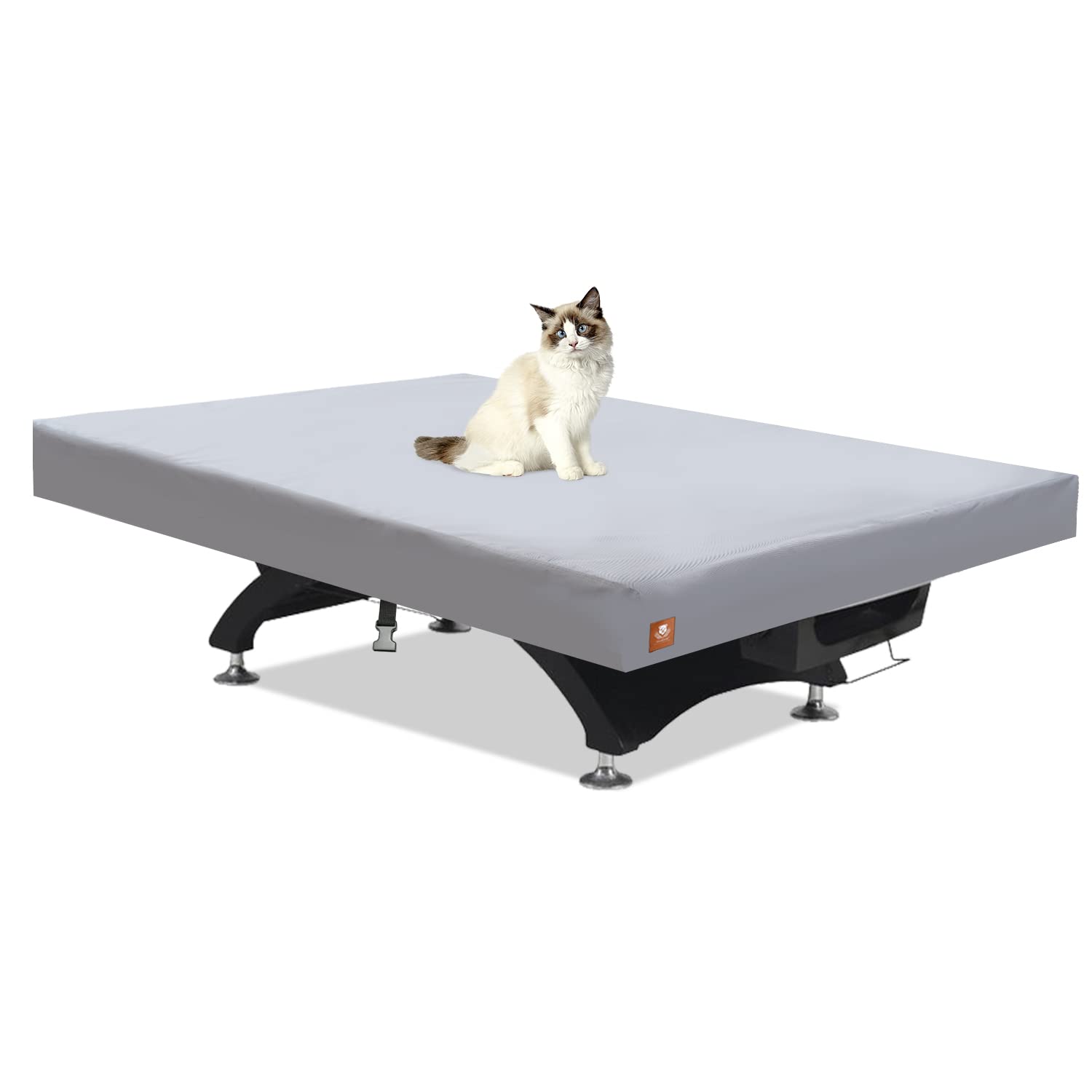Pool Table Cover 8 Feet,Heavy Duty 600D Polyester Cloth,8 Foot Billiards Table Covers,Waterproof Tear-Resistant Scratch-Proof,In
