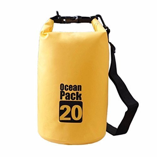 Vroxy 20 Liter Outdoor Ocean Pack Waterproof Dry Bag Sack Storage Bag Organizer For Traveling (20 Ltr)