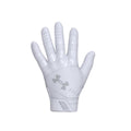 Under Armour Womens Radar Softball Gloves , (100) White / White / Halo Gray , Medium