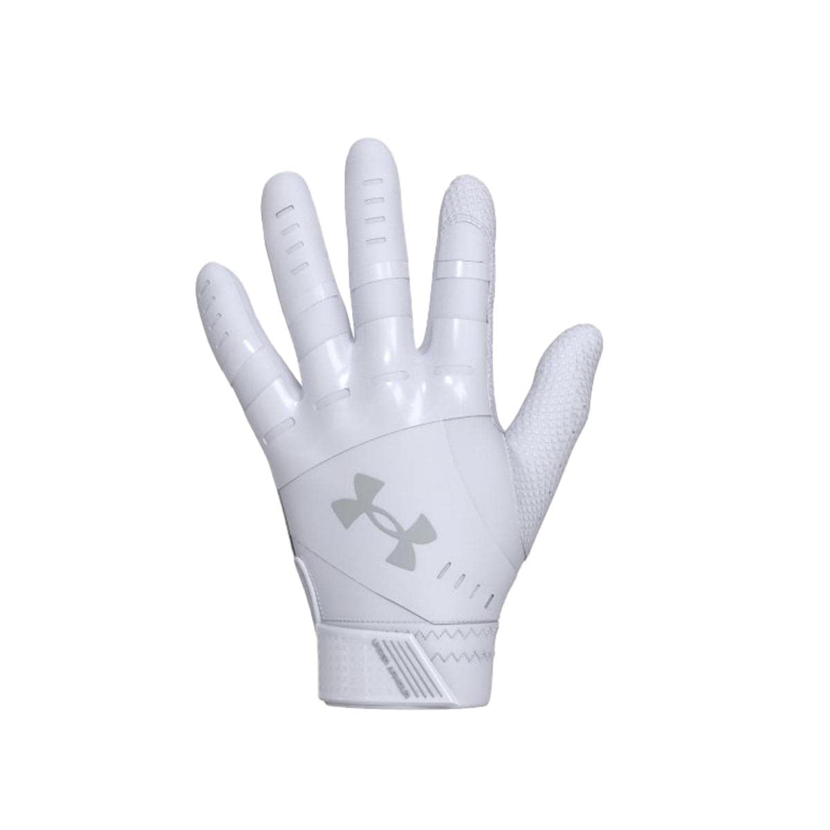 Under Armour Womens Radar Softball Gloves , (100) White / White / Halo Gray , Medium