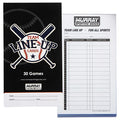 Murray Sporting Goods Baseball/Softball Lineup Cards - 30 Games With 16 Player Roster Lineup Sheet (4-Part Carbon Copies)