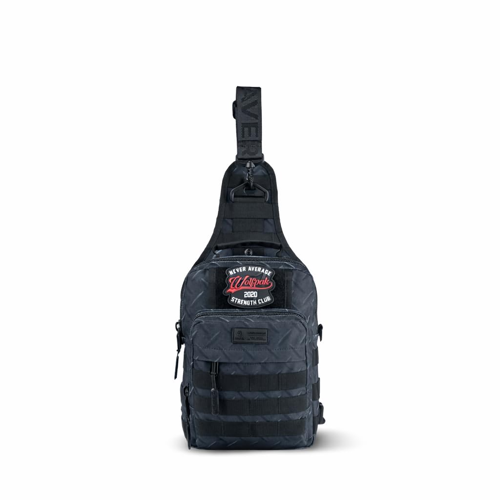 WOLFpak 9L Tactical Sling Bag |Concealed Carry CCW Backpack |Military Crossbody EDC Daypack Molle Chest Shoulder Pack for Hiking