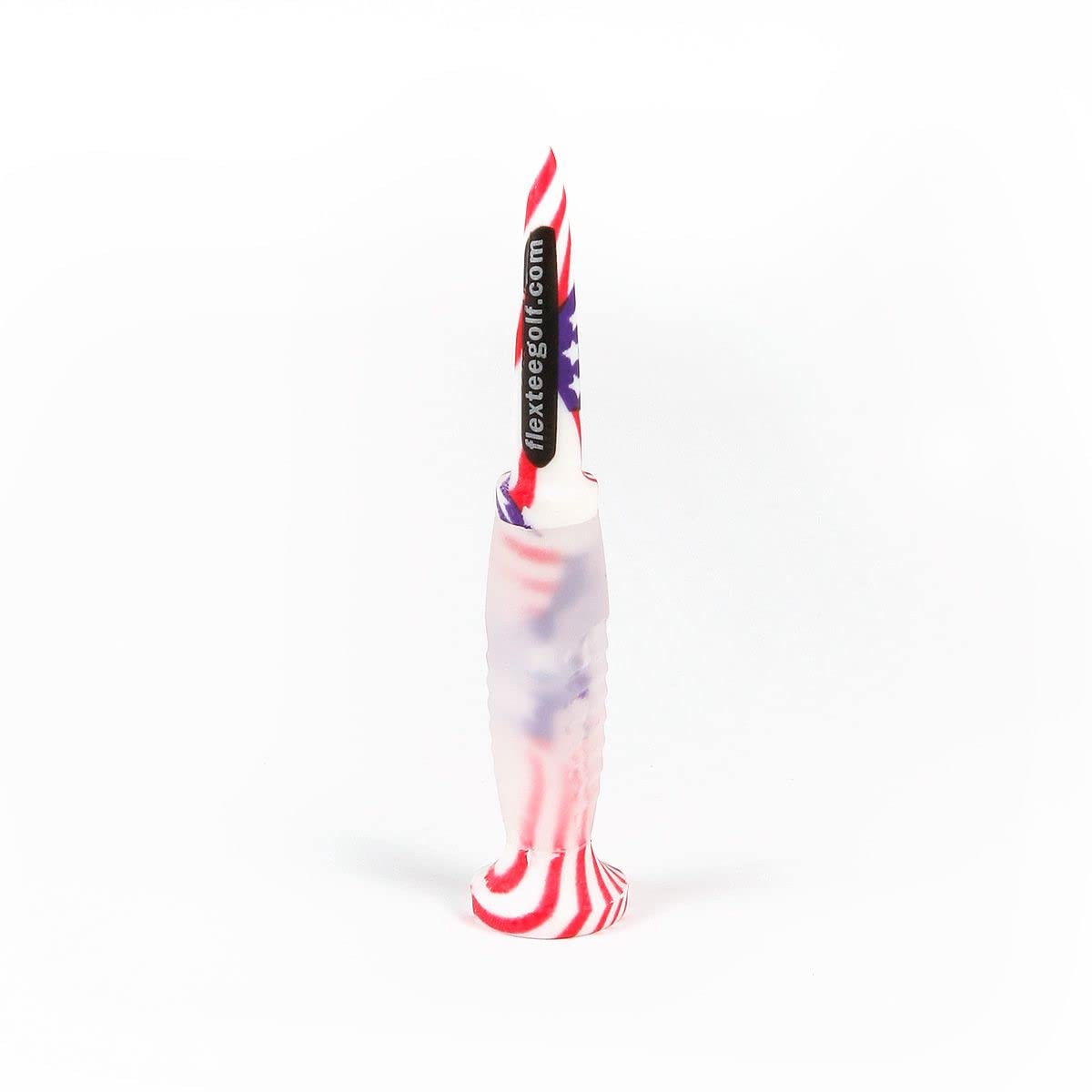 Flex Tee Flexible Usa Stars And Stripes American Flag Camo Plastic Golf Tees - 8 Pack - Assorted Sizes - Patriot Pack