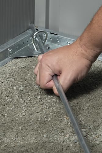 Arrow Shed Ak600 Earth Anchor Kit, Steel-Stainless
