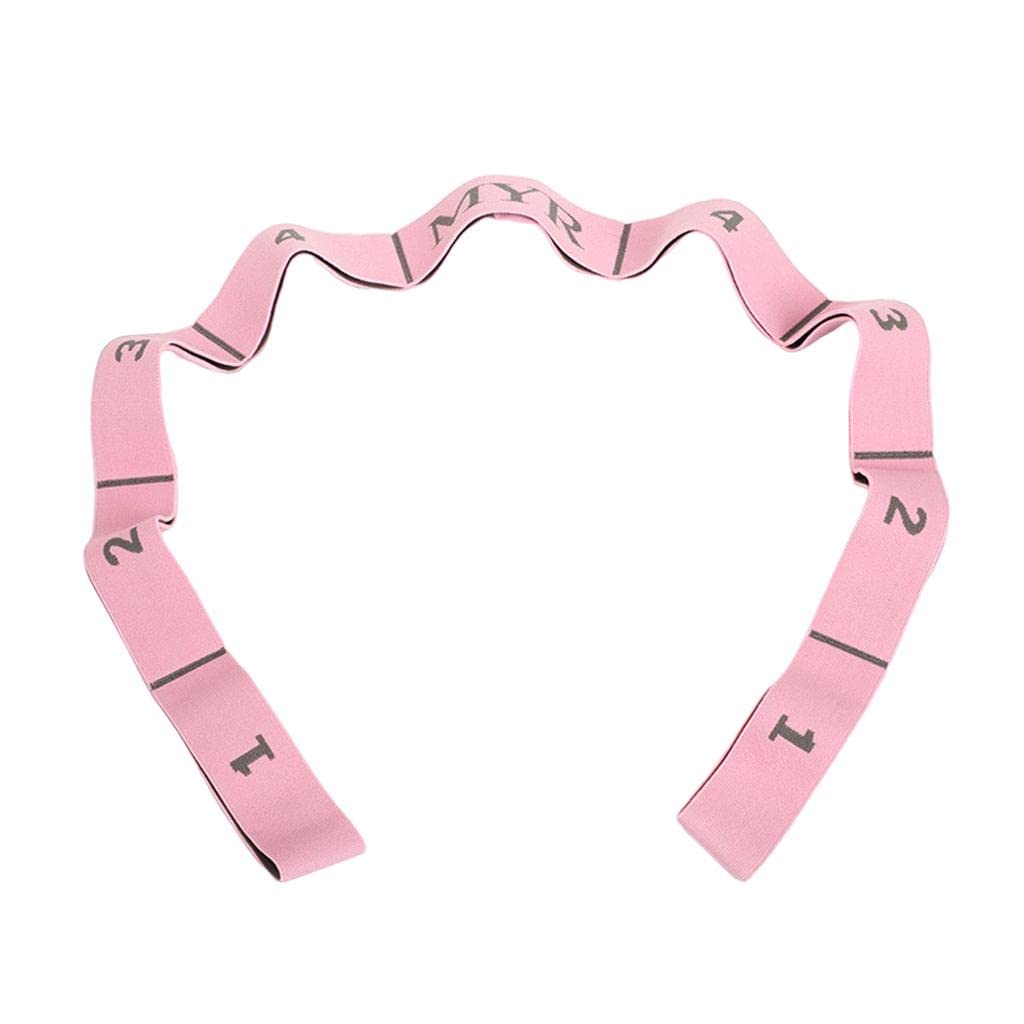 Bnf Yoga Pull Strap Fitness Stretching Band Resistance Loop Pink_11 Loops | Fitness, Running & Yoga | Fitness Equipment & Gear |