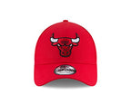 New Mens Era Nba Chicago Bulls The League 9Forty Adjustable Cap, Red, One Size