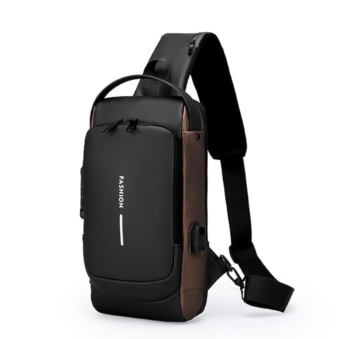Jilani Multipurpose Utility Waist Bag Cross Body Chest Bag Adjustable Strap, Anti Theft Waterproof Unisex Sling Bag,For Travel,