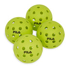 Fila Accessories Pickleball Net Set - Includes Pickleball Paddles Set Of 4 With Regulation Size 4 Outdoor Balls & 10Ft All Weath