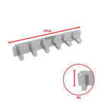 Pit Posse 598 Six Mount Goggle Rack Wall Hanger - Made In Usa - Cabinet Shop Garage Enclosed Race Trailer Automotive Motorcycle