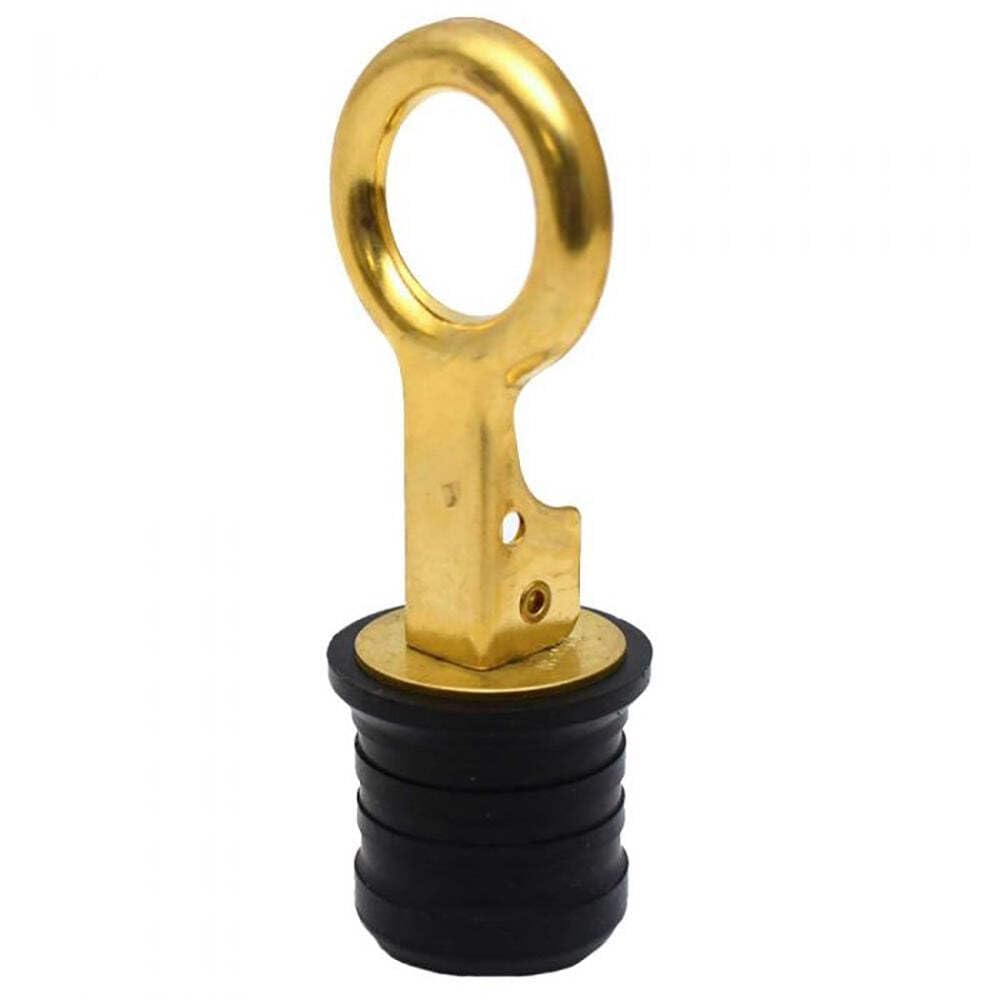 Sea-Dog Brass Snap Handle Drain Plug - 1-1/4''