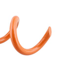 7Penn Spiral Ground Anchors - 10 Inch Orange Tent Stakes Heavy Duty Ground Screw Anchor Twist Stakes, 4 Pack
