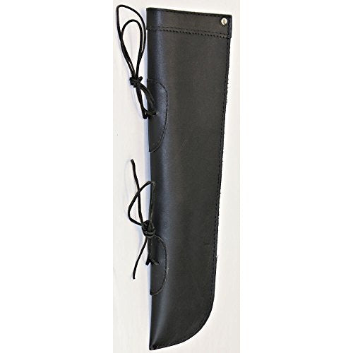 Evergreen Workshop Leather Bass Bow Quiver Black
