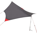 Alps Mountaineering Ultra-Light Tarp Shelter - Charcoal/Red