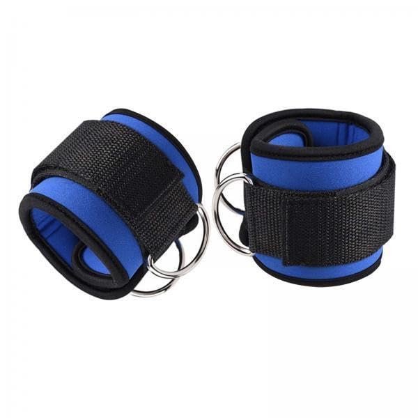 Trendynest 3Xankle Strap Bands Exercise Leg Extensions Attachments For Gym Blue