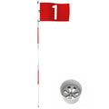 Thiodoon Golf Flagstick 6Ft Golf Flag And Cup For Yard Pro Detachable Golf Hole Cup And Flag For Driving Range Backyard Upgrade 