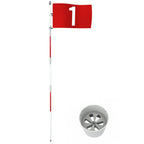 Thiodoon Golf Flagstick 6Ft Golf Flag And Cup For Yard Pro Detachable Golf Hole Cup And Flag For Driving Range Backyard Upgrade 