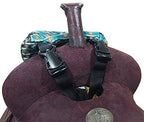Showman Teal Southwest Design Insulated Nylon Saddle Pouch