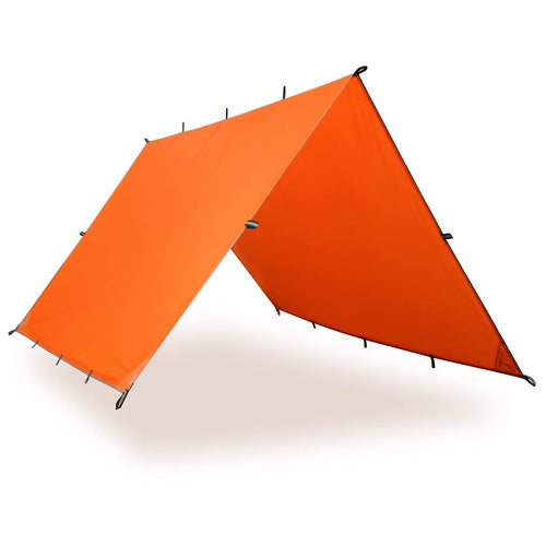 Aquaquest Survivor High Visibility Tarp - Portable Safety Shelter Or Emergency Rain Fly - Disaster Preparedness Must Haves For H