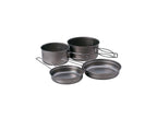 Snow Peak Titanium Multi Compact Cookset - Ultralight Camping Cookware Set With Pots & Frying Pans - Titanium Cookset For Outdoo