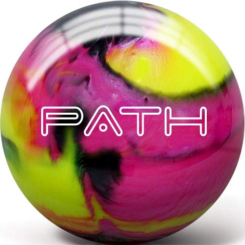Pyramid Path Bowling Ball (Pink/Yellow/Black, 8 Lb)