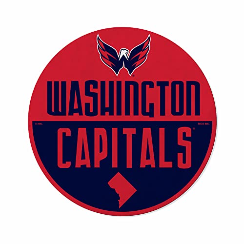 Rico Industries Nhl Washington Capitals Classic Shape Cut Pennant - Home And Living Room D  Cor - Soft Felt Ez To Hang