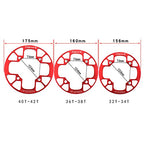 Upanbike Montain Bike Chainring Guard 104 Bcd Aluminum Alloy Chain Ring Protector Cover For 32~34T 36~38T 40~42T Chainring Sproc