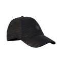 Cult Unisex Cap  Black CottonBlend With Embossed Design & Adjustable Strap  Lightweight, Breathable, SweatAbsorbent, Uv Prot