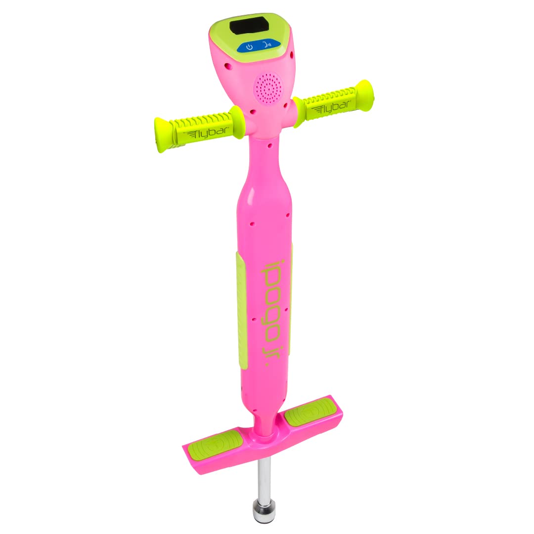 Flybar iPogo Jr. - Worlds First Interactive Counting Pogo Stick for Kids Ages 5 to 9 (Pink)