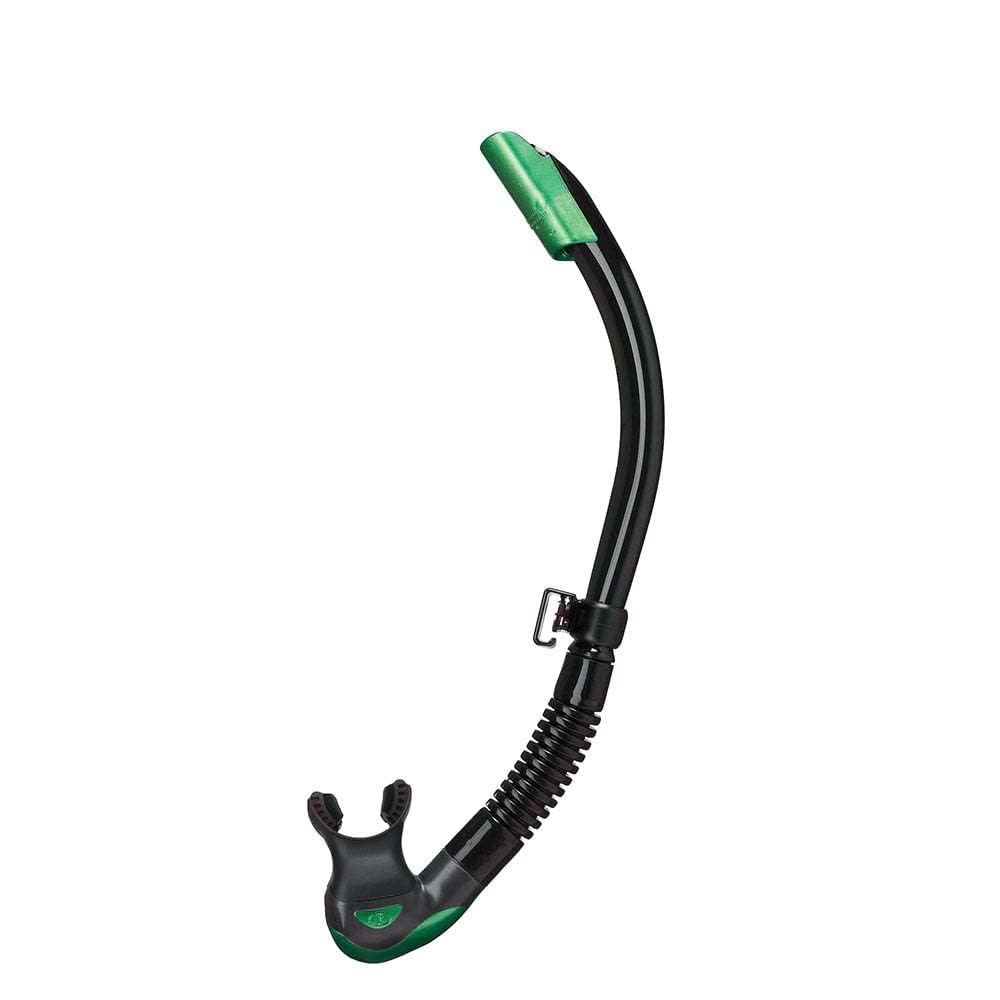TUSA SP-170 Platina Hyperdry II Scuba Diving Snorkel, Black/Energy Green