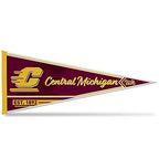 Rico Industries Ncaa Central Michigan Chippewas Classic 12'' X 30'' Felt Wall D  Cor Pennant - Great For Home/Bed Room/Man Cave