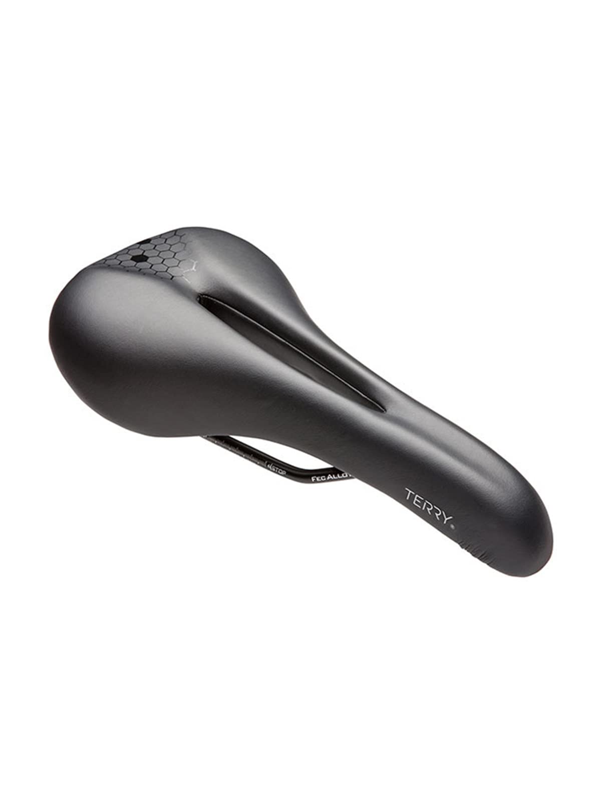 Terry Fly Cromoly Gel Bicycle Saddle - Bicycle Seat for Men - Flexible & Comfortable - Thin Gel Layer - Dura-Tek Cover - Black