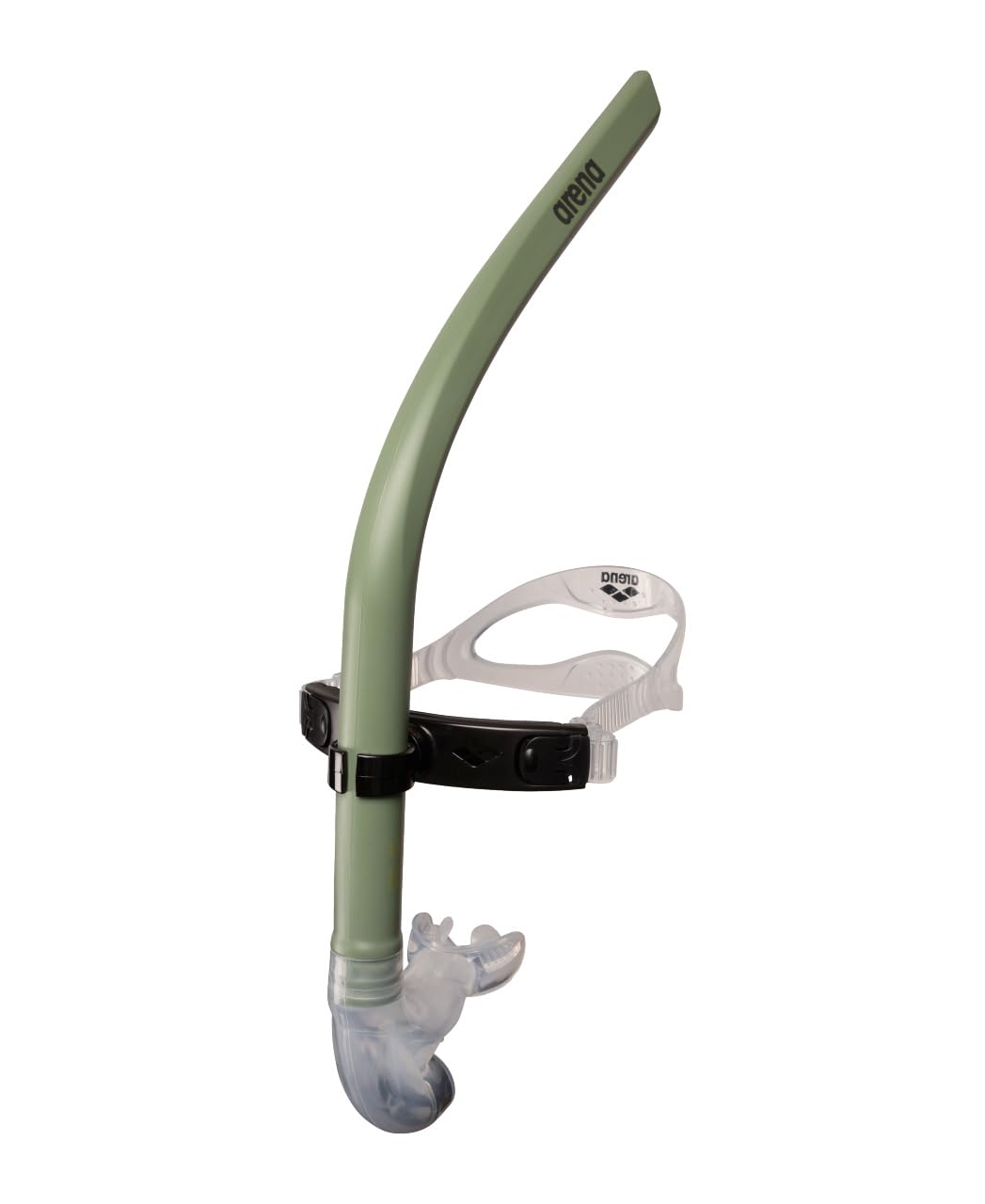 ARENA Unisex Adults Swim Snorkel III Lap Swimming Training Snorkel Pool Exercise Equipment, Sage, One Size