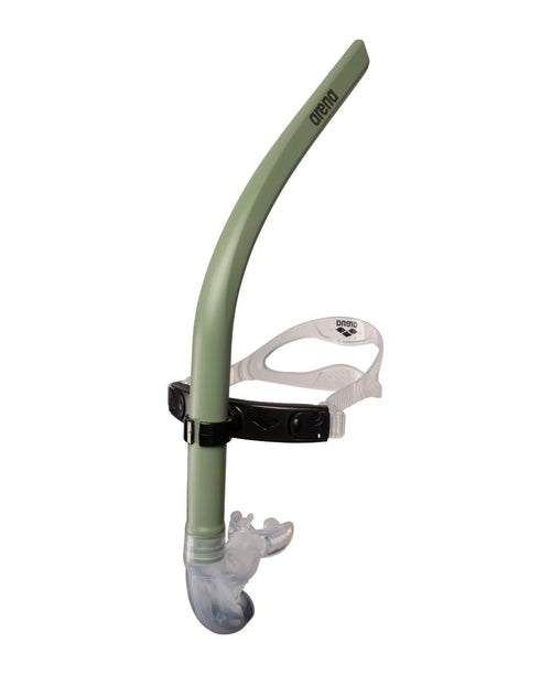 ARENA Unisex Adults Swim Snorkel III Lap Swimming Training Snorkel Pool Exercise Equipment, Sage, One Size