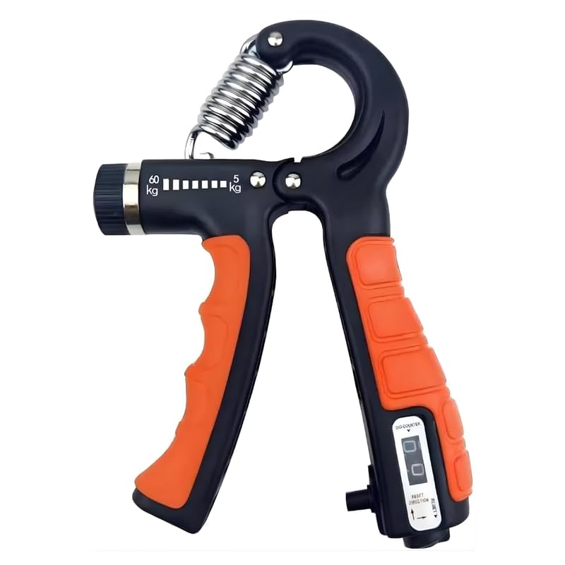 Lapras    Adjustable Hand Grip Strengthener, Fingers & Forearm Training Hand Exerciser for Athletes, Musicians & Rehab, Digital