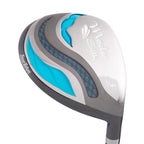 Tour Edge Moda Silk Womens Golf Set-Black-Lt Blue-Rh, Regular (Sjsrgl11.B)