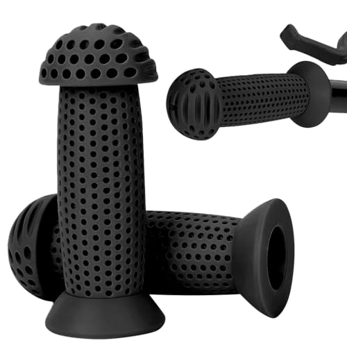 Proberos Bike Handle Grips, 3.9 Inches Soft Silicone Grip, Porous Silicone AntiSlip Grip Universal ChildrenS Bicycle Grips For