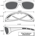 Siskiyou Gifts Co, Inc. 2Fsg155Nfl Seattle Seahawks Wrap Sunglasses