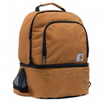 Carhartt Unisex Insulated Two Compartment 24-Can Cooler Backpack Brown One Size
