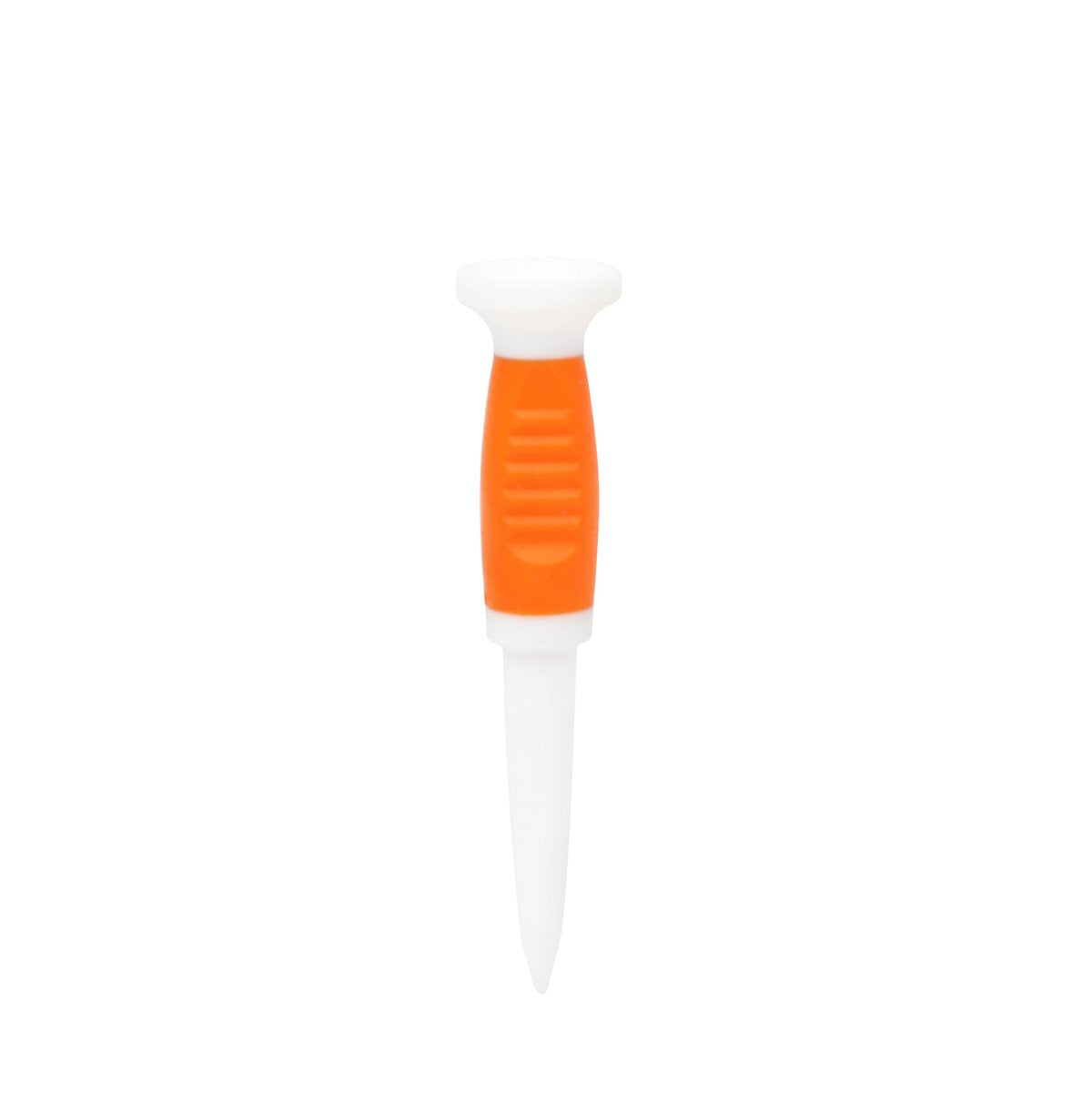 Flex Tee Flexible Florescent Red/Orange/Yellow Plastic Golf Tees, 8 Pack Assorted Sizes | Virtually Unbreakable Colorful Golf Te