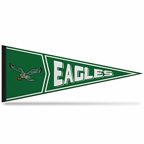 Rico Industries Nfl Football Philadelphia Eagles Retro - Alt 12'' X 30'' Felt Wall D  Cor Pennant - Great For Home/Bed Room/Man