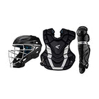 Easton Gametime Baseball Catchers Equipment Box Set, Intermediate, Black